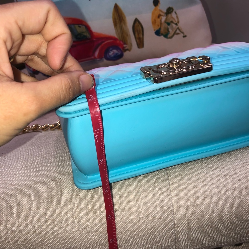 Luxury Rainbow Jelly Chain Crossbody Bag Excellent Condition - Picture 11 of 11